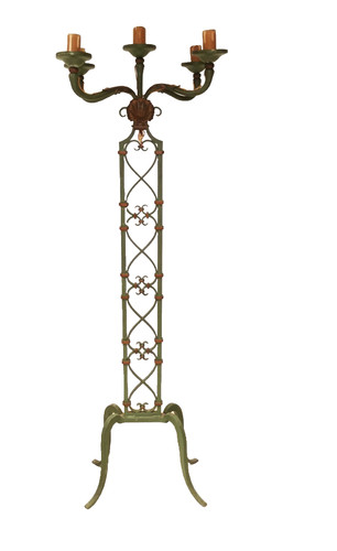 Lampe bougeoir bras - bras, sur