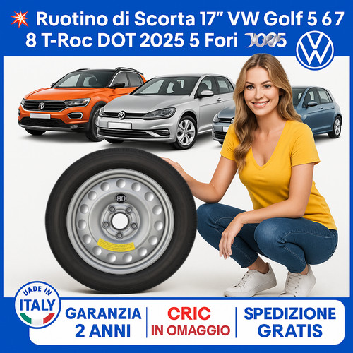 Ruotino golf 8 t - 8,, t-roc