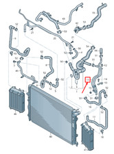 AUDI RS3 Tuyau de liquide de