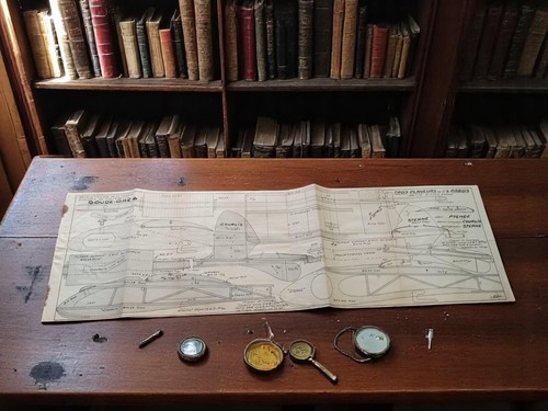 Plan avion ancien bois - , stern