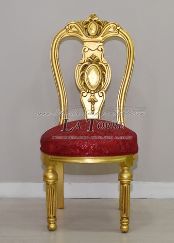 Chaise fauteuil style baroque - chaise,