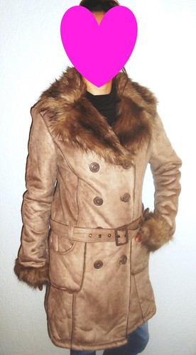 Manteau style peau daim - manteau, 🌸