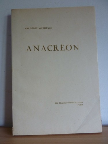 Anacréon phototypies du - phototypies,