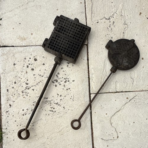 Lot gaufriers métal noir - 2,