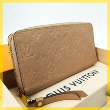 Excellent Condition S Louis Vuitton Zippy Wallet Empreinte Tourterelle