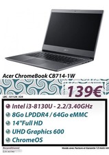ACER CHROMEBOOK CB714-1W INTEL