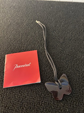 Collier papillon rouge en