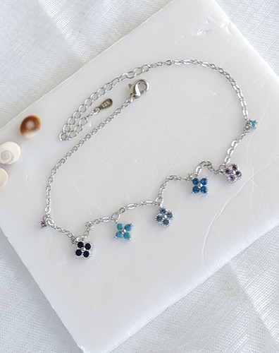 Bracelet cheville argent - cheville, en