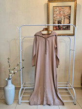 Robe longue à capuche  style marocain Thobe Jabador Djellaba Jubba aabaya caftan