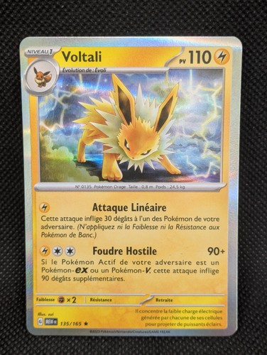 Carte pokemon voltali - holo,