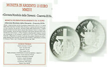 2016.Vatican.10 Euro PROOF (mirror background) 31st World Youth Day.Kraco