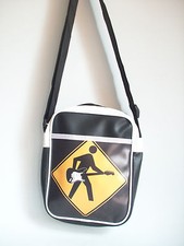 Sac bandoulière fantaisie déco roadsign guitariste