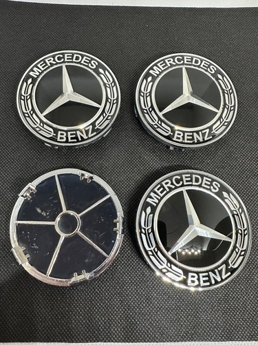 Caches moyeu logo - moyeu, mercedes
