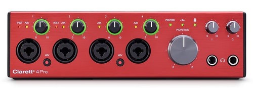 Focusrite clarett plus 4pre - plus,