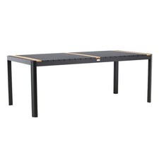 Table de Jardin en Teck "Togo" 200cm Noir
