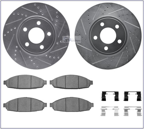 Disques frein percés - 2x, de