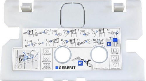 Geberit 241 343 plaque de - geberit,