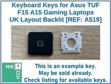Keyboard Replacement Keys for ASUS TUF Dash F15 A15 Gaming Laptops UK Backlit