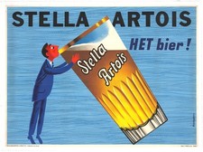 AFFICHE POSTER BIERE STELLA