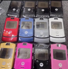 Unlocked Original Motorola RAZR V3 GSM 2G MP4Java CAMERA Retro Flip Mobile Phone