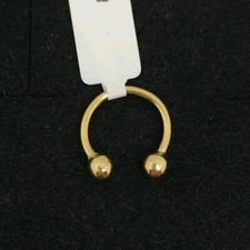 Piercing De Nez. Or 18K. 12 Mm