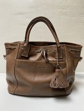 Sac cabas cuir marron havane