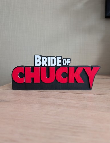Plaque logo bride - plaque, chucky