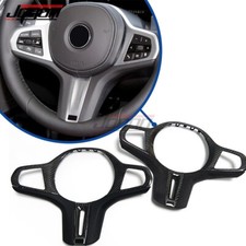 Carbon Fiber Steering Wheel Trim For BMW Z4 M3 M4 G20 G21 G22 G23 G24 430i M440i