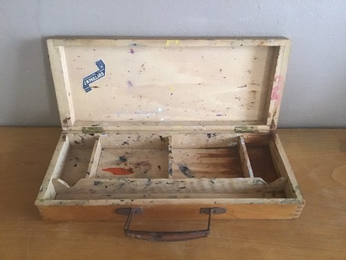 Boite peinture ancienne - a,