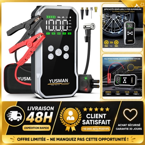 Booster batterie voiture 8000a - batterie,