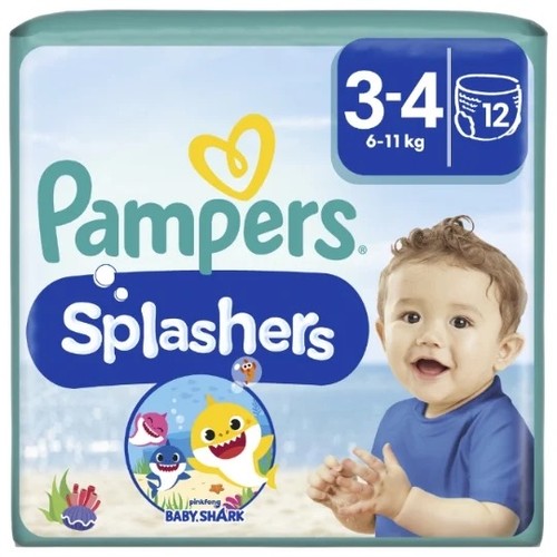 Couche pampers splashers - splashers, 3-4