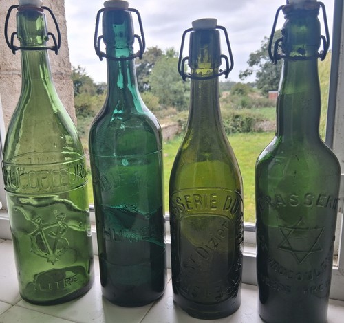 Anciennes bouteilles bière - de,