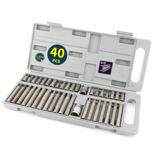 Coffret embout vissage 40 - d'embout,