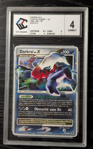 Carte gradée pokemon darkrai - pokemon,