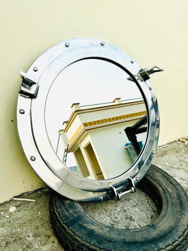 Miroir hublot chromé pour - hublot,