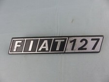 FIAT 127  sigle insigne monogramme logo badge emblème écusson en plastique