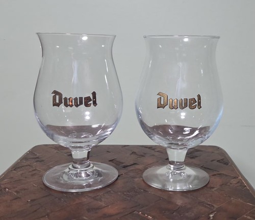 Duvel beer tulip glasses - duvel,