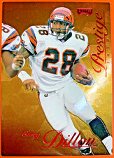 1998 PLAYOFF PRESTIGE HOBBY GOLD #129 COREY DILLON SERIAL #ED 17/25  BENGAL'S