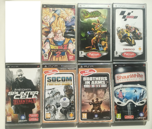 Lot jeux psp - jeux, dbz