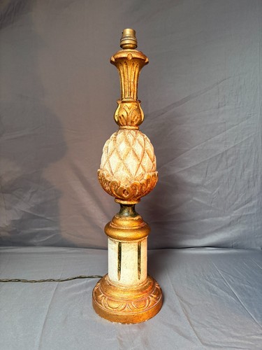 Ancien pied lampe ananas - pied,