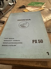 Manuel Atelier 50 Px Honda Oem Original