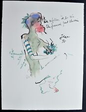 Lithographie de JEAN COCTEAU