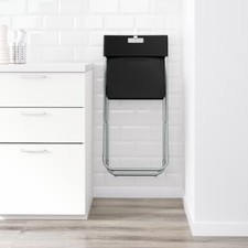 Chaise pliante metal noir