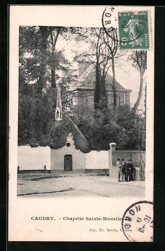 Cpa caudry chapelle - cpa, caudry,