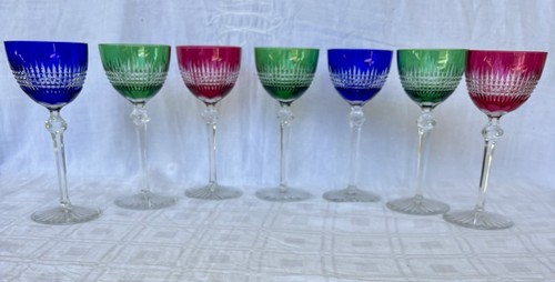 Verres pied cristal - verres,