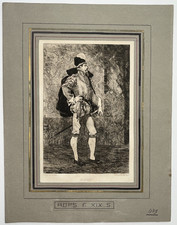 SIRE LUMEY Portrait GRAVURE