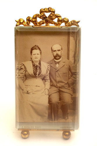Cadre photo verre - en, biseauté