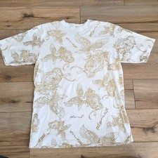 Avirex Men's Vintage Y2K T-Shirt 2XL Dragon Tiger Eagle AOP Graphic Print