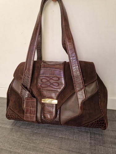 Sac lancel cuir - marron, façon