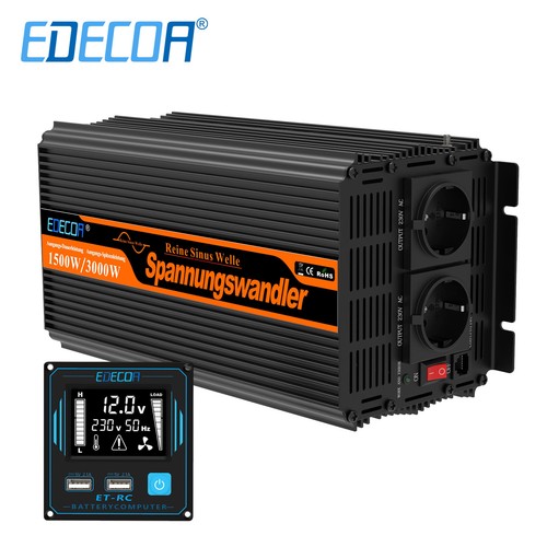 Edecoa convertisseur 12v 220v - 12v,